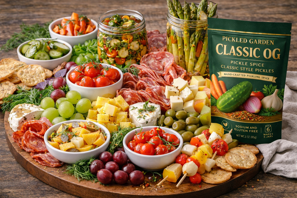The Pickled Garden Guide to Pickle Charcuterie Boards